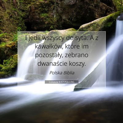 Łukasza 9:17 POLUBG Obraz Wersetu Biblijnego