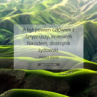 Jana 3:1 POLUBG Obraz Wersetu Biblijnego
