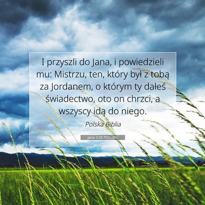 Jana 3:26 POLUBG Obraz Wersetu Biblijnego