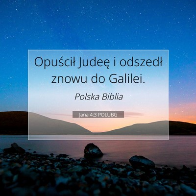 Jana 4:3 POLUBG Obraz Wersetu Biblijnego