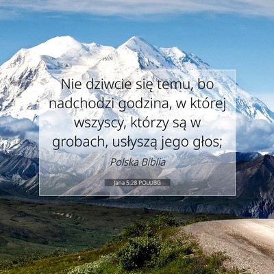 Jana 5:28 POLUBG Obraz Wersetu Biblijnego
