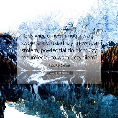 Jana 13:12 Werset Biblijny Wyjaśniony