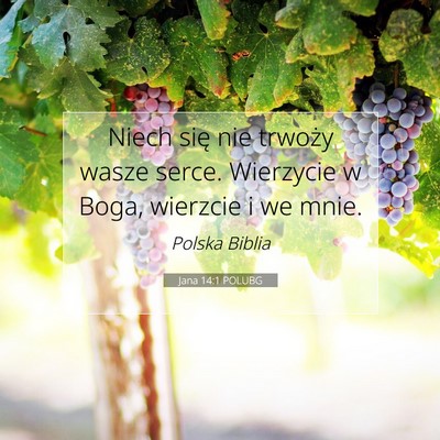 Jana 14:1 POLUBG Obraz Wersetu Biblijnego