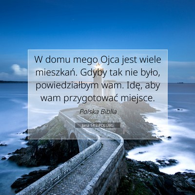 Jana 14:2 POLUBG Obraz Wersetu Biblijnego
