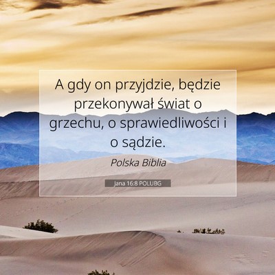 Jana 16:8 POLUBG Obraz Wersetu Biblijnego
