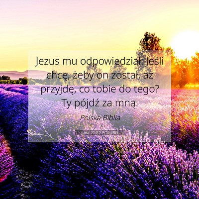 Jana 21:22 POLUBG Obraz Wersetu Biblijnego