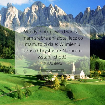 Dzieje 3:6 Werset Biblijny Wyjaśniony