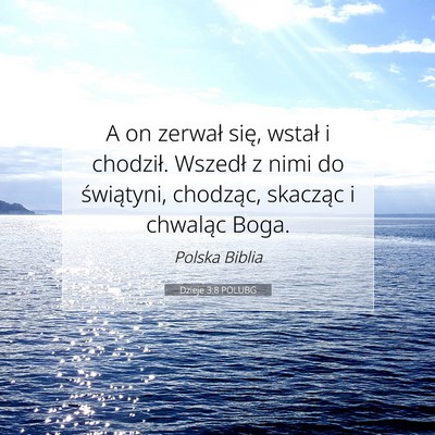 Dzieje 3:8 Werset Biblijny Wyjaśniony