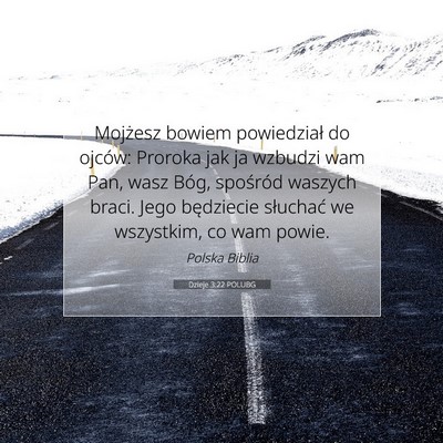 Dzieje 3:22 POLUBG Obraz Wersetu Biblijnego
