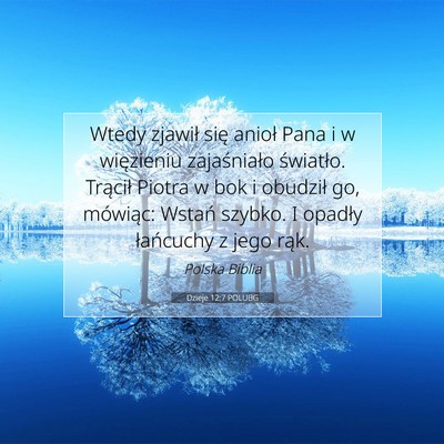 Dzieje 12:7 POLUBG Obraz Wersetu Biblijnego