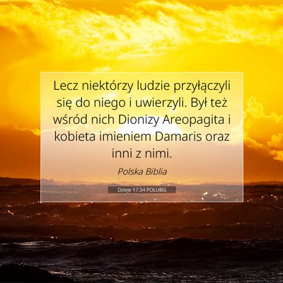 Dzieje 17:34 Werset Biblijny Wyjaśniony