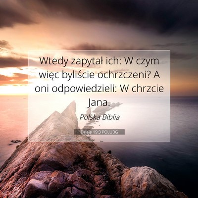 Dzieje 19:3 POLUBG Obraz Wersetu Biblijnego