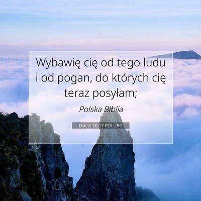 Dzieje 26:17 POLUBG Obraz Wersetu Biblijnego