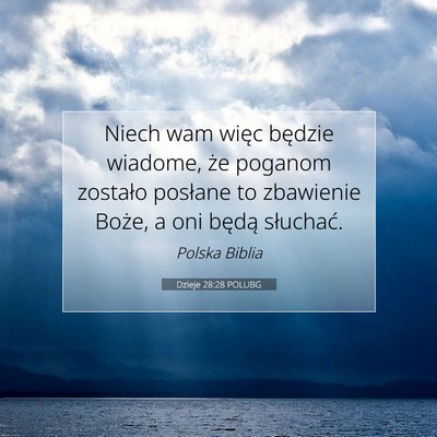 Dzieje 28:28 Werset Biblijny Wyjaśniony