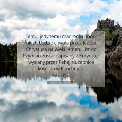 Rzymian 16:27 POLUBG Obraz Wersetu Biblijnego