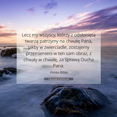 2 Koryntian 3:18 POLUBG Obraz Wersetu Biblijnego