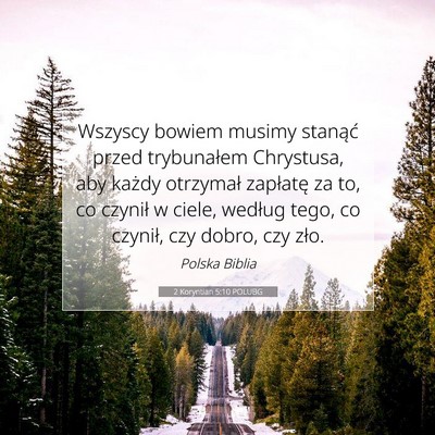 2 Koryntian 5:10 POLUBG Obraz Wersetu Biblijnego
