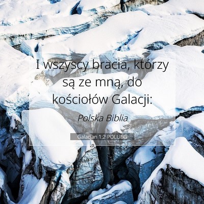 Galacjan 1:2 POLUBG Obraz Wersetu Biblijnego