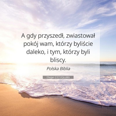 Efezjan 2:17 POLUBG Obraz Wersetu Biblijnego