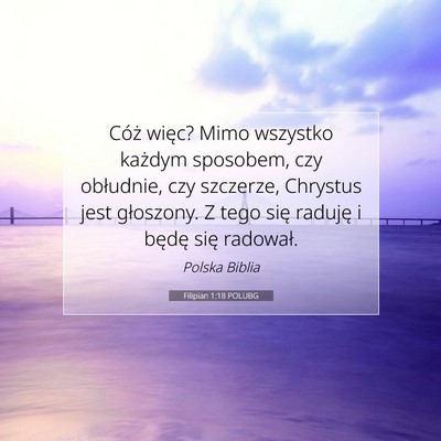 Filipian 1:18 POLUBG Obraz Wersetu Biblijnego