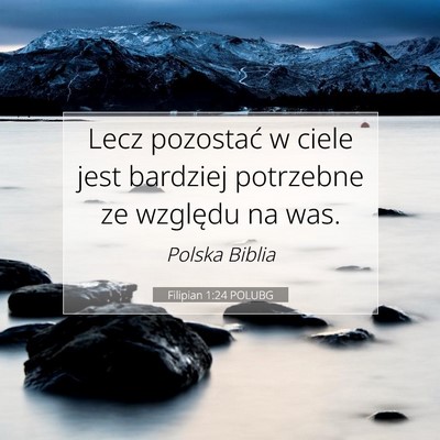 Filipian 1:24 POLUBG Obraz Wersetu Biblijnego