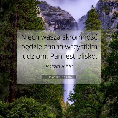 Filipian 4:5 POLUBG Obraz Wersetu Biblijnego