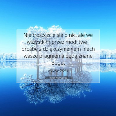 Filipian 4:6 POLUBG Obraz Wersetu Biblijnego