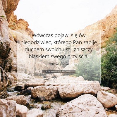 2 Tesaloniczan 2:8 POLUBG Obraz Wersetu Biblijnego
