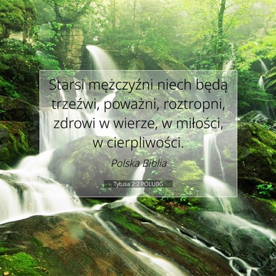 Tytusa 2:2 POLUBG Obraz Wersetu Biblijnego