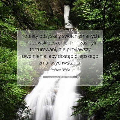 Hebrajczyków 11:35 POLUBG Obraz Wersetu Biblijnego