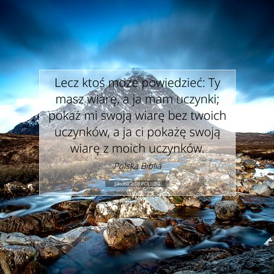 Jakuba 2:18 POLUBG Obraz Wersetu Biblijnego