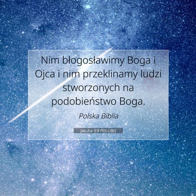 Jakuba 3:9 POLUBG Obraz Wersetu Biblijnego