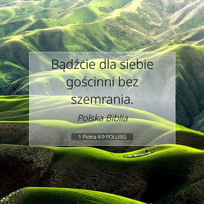 1 Piotra 4:9 Werset Biblijny Wyjaśniony