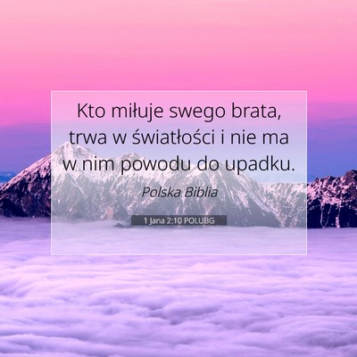 1 Jana 2:10 Werset Biblijny Wyjaśniony