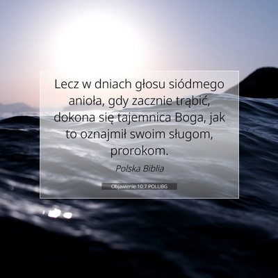 Objawienie 10:7 POLUBG Obraz Wersetu Biblijnego