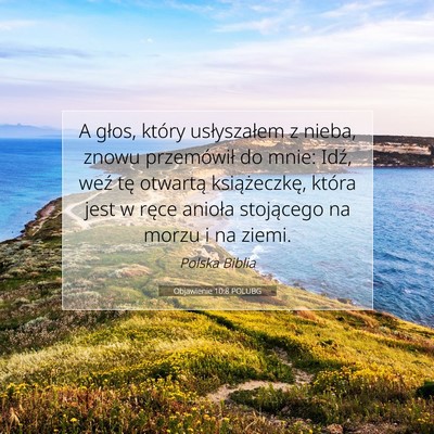Objawienie 10:8 POLUBG Obraz Wersetu Biblijnego