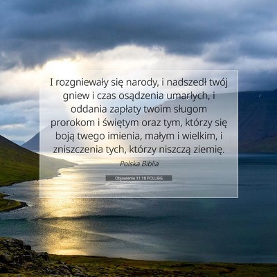 Objawienie 11:18 POLUBG Obraz Wersetu Biblijnego