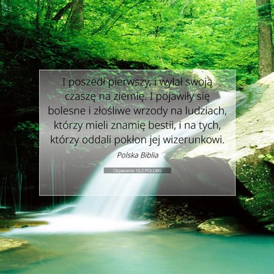 Objawienie 16:2 POLUBG Obraz Wersetu Biblijnego