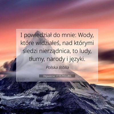 Objawienie 17:15 POLUBG Obraz Wersetu Biblijnego