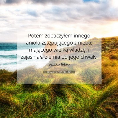 Objawienie 18:1 POLUBG Obraz Wersetu Biblijnego